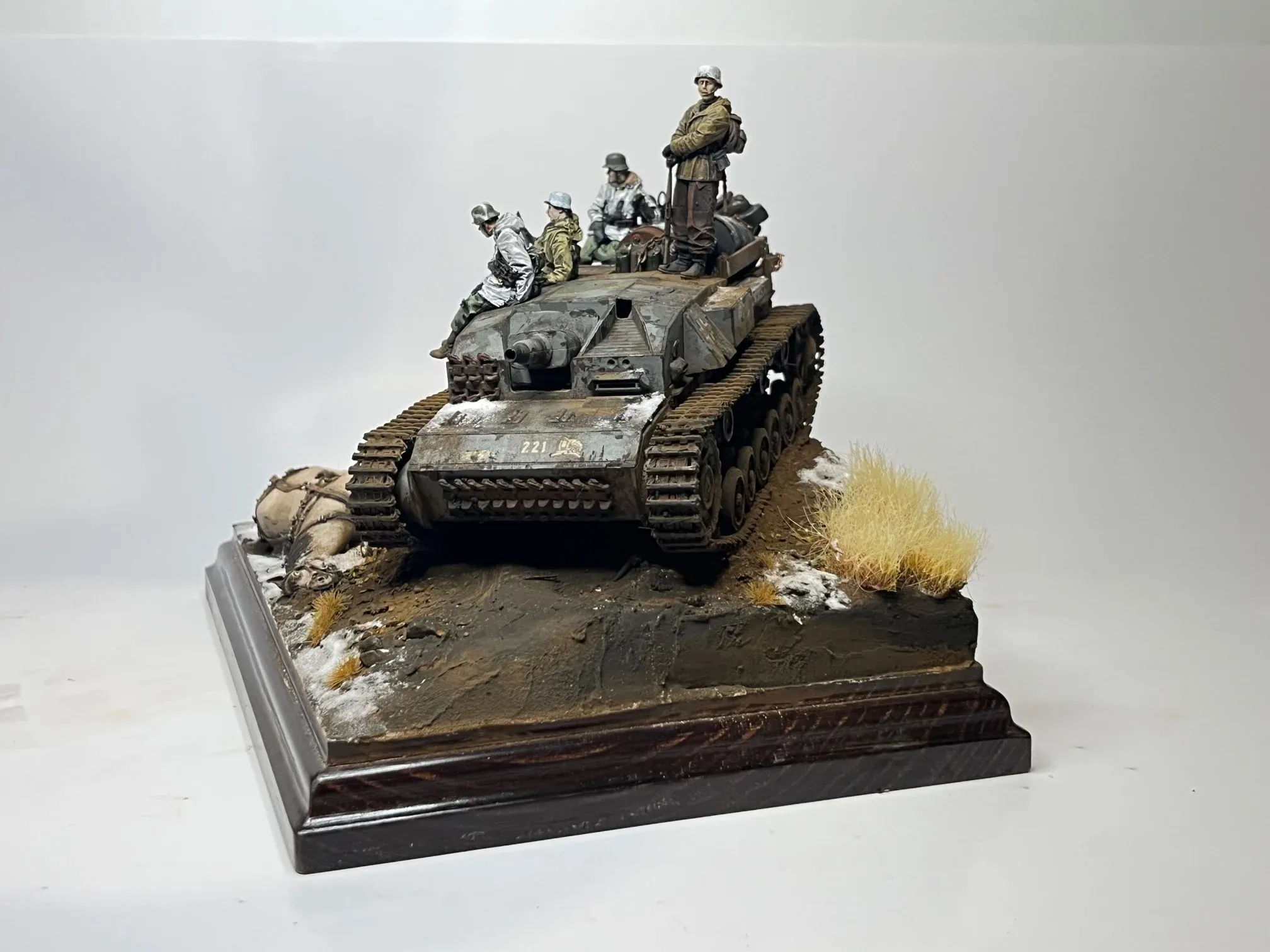 Le même diorama vu de face